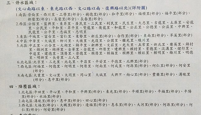 台灣自來水公司停水公告查詢系統～哪裡何時停水自己查 超方便!（台中停水資訊更新） - 晴天散步