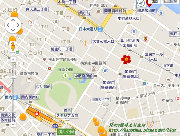 橫濱關內日航酒店 地圖.png