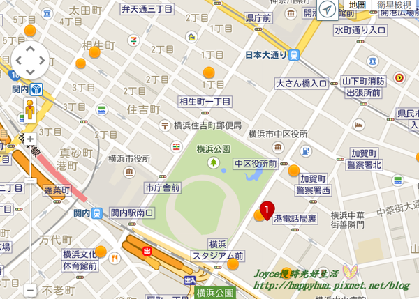 東橫inn橫濱棒球場前 關內 地圖.png
