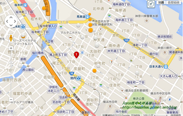 橫濱馬車道里士滿飯店 地圖.png